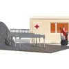 BUSCH 7869 Sanitätsstation mit Segways Bausatz 1:87