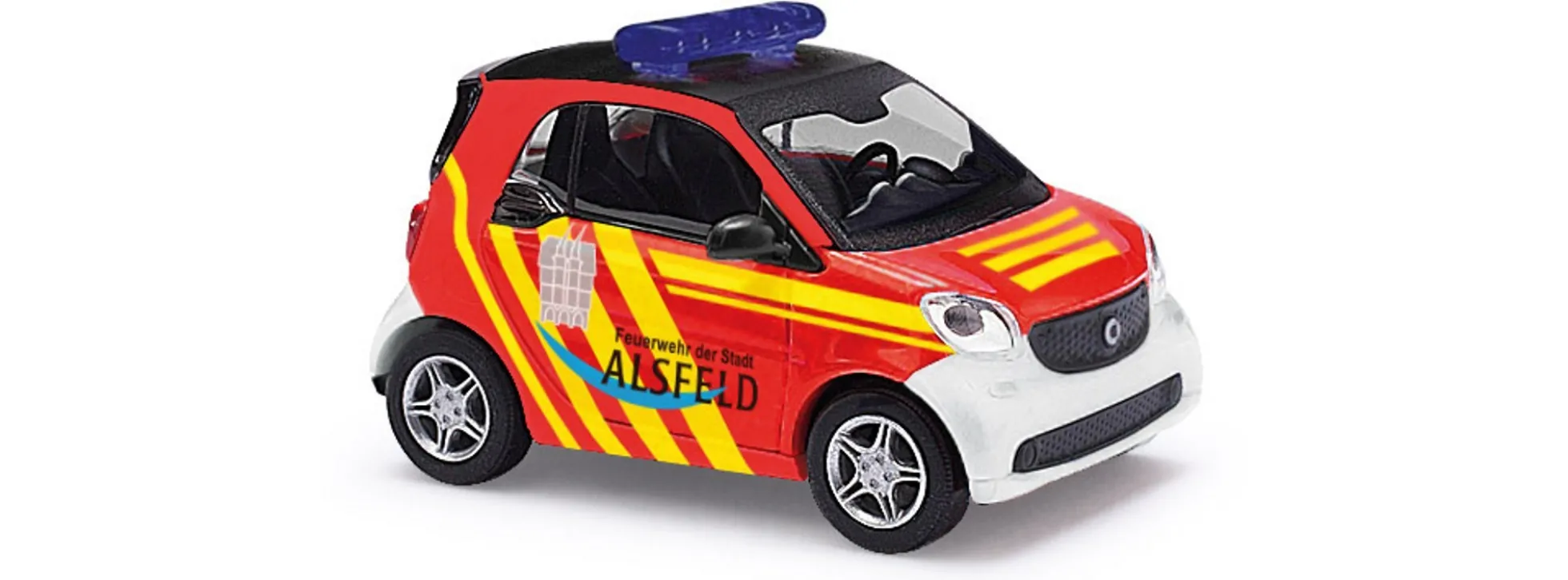 BUSCH 50719 Smart Fortwo Feuerwehr Alsfeld Blaulichtmodell 1:87