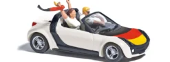 BUSCH 49308 Smart Roadster Fußball Fieber | Modellauto 1:87