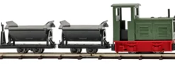 BUSCH 12022 Start-Set Feldbahn mit Ns2 Diesellok | analog | Spur H0f
