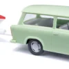 BUSCH 53213 Trabant P601 Universal Kombi mit Anhänger | Modellauto 1:87