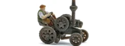 BUSCH 8359 Traktor Lanz mit Bauer | Landwirtschaftsmodell 1:160