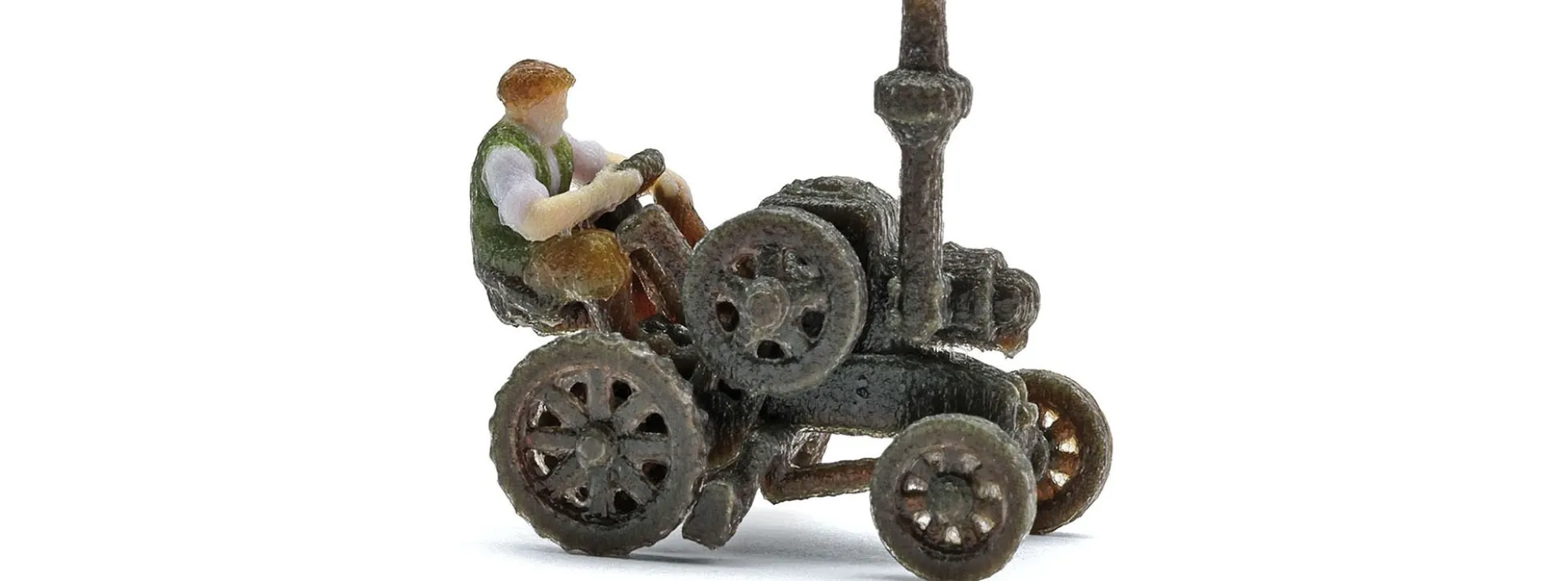 BUSCH 8359 Traktor Lanz mit Bauer | Landwirtschaftsmodell 1:160