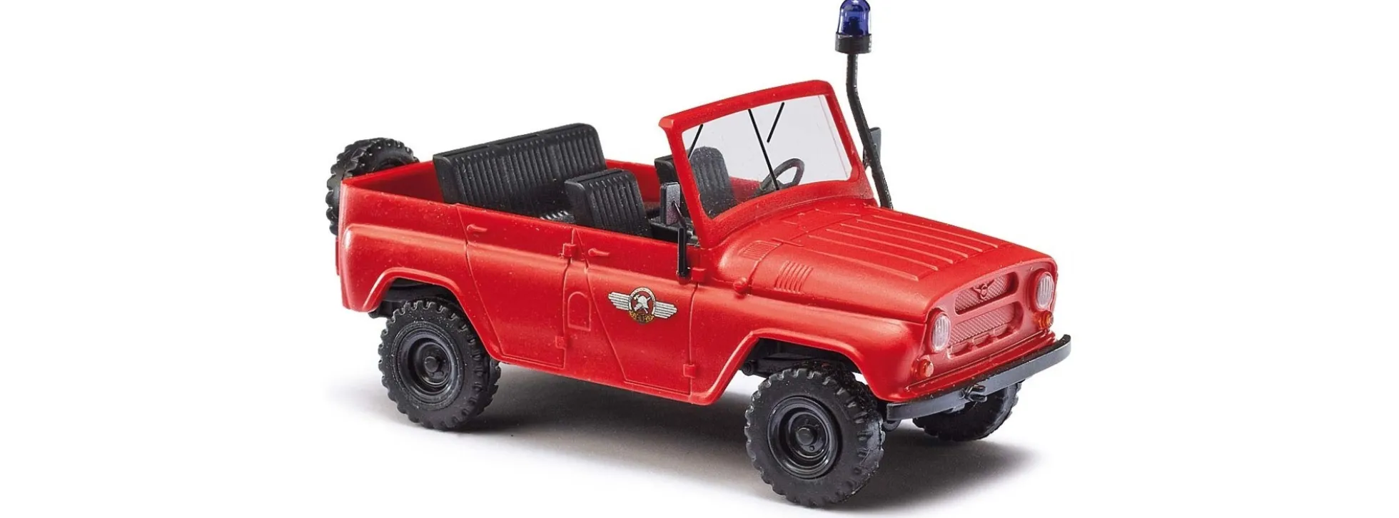 BUSCH 52103 UAZ 469 Feuerwehr Blaulichtmodell 1:87
