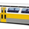 BUSCH 44518 US Bus Fishbowl gelb mit Schilder Busmodell 1:87