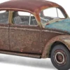 BUSCH 52915 Volkswagen Käfer Brezelfenster Scheunenfund 1952 | Modellauto 1:87