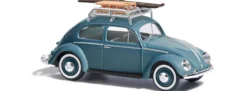 BUSCH 52911 VW Käfer mit Dachgepäckträger | Baujahr 1952 | Modellauto 1:87