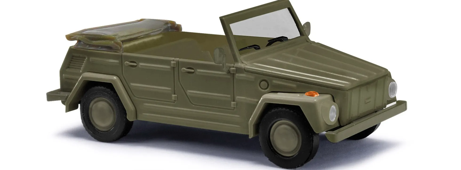 BUSCH 52703 VW 181 Kurierwagen olivgrün Militärmodell 1:87