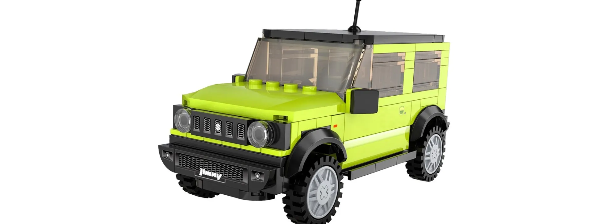 CaDA C55023 Suzuki Jimny grün | Auto Baukasten 1:24