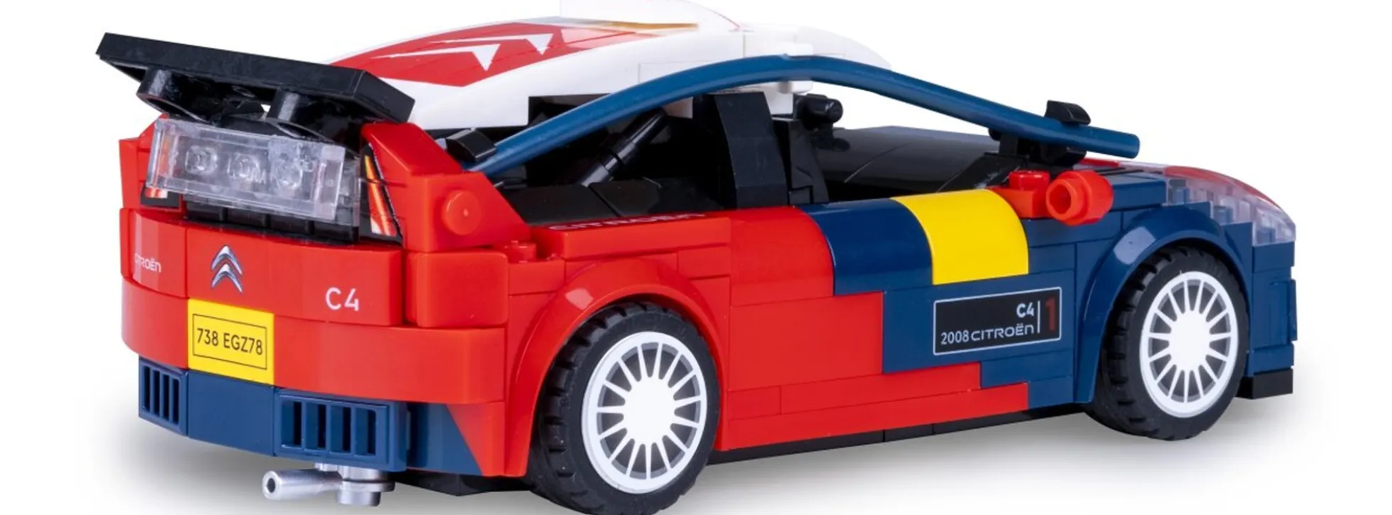 CaDA C55033W Citroen C4 2008 WRC | Auto Baukasten 1:24