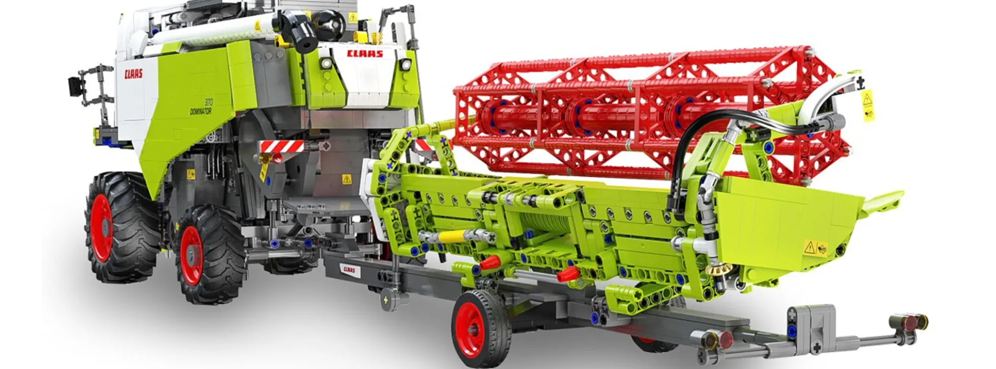 CaDA C61508W Claas Dominator 370 | 2,4 GHz | Landwirtschafts Baukasten 1:18