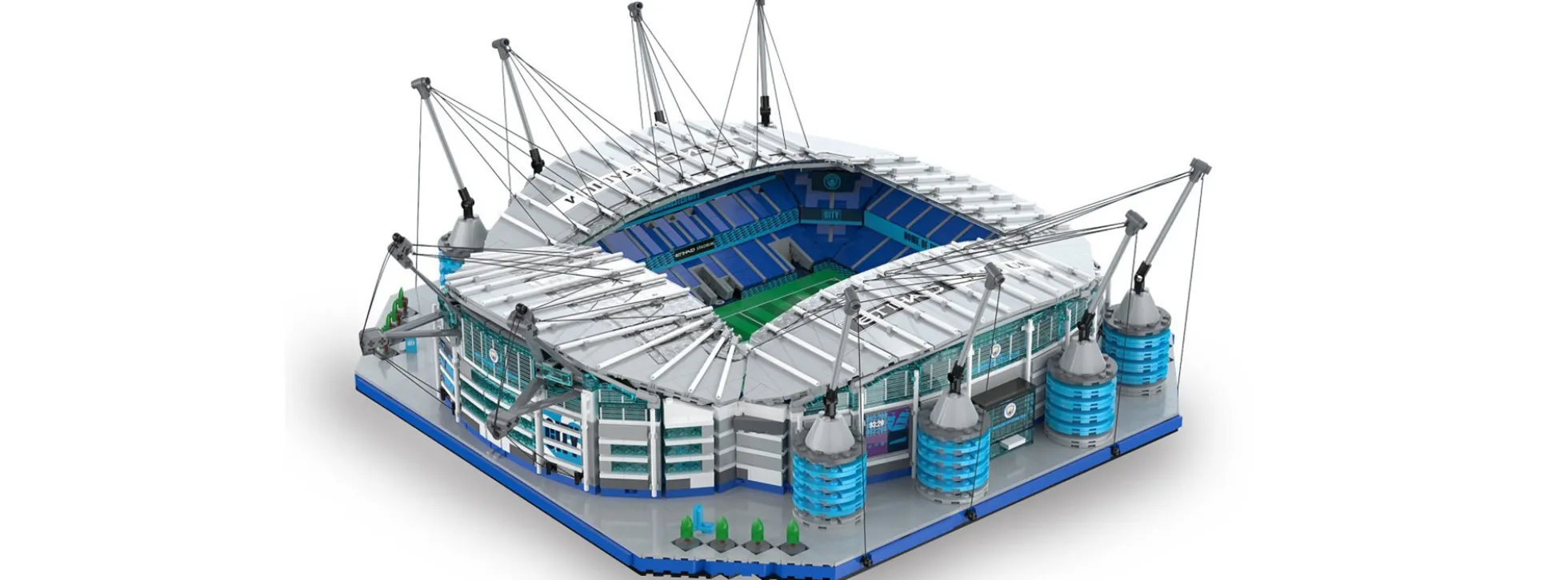 CaDA C66022W Etihad Stadion Manchester City FC | LED Beleuchtung | Gebäude Baukasten 1:400