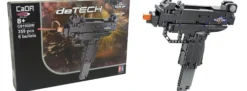 CaDA C81008W Maschinenpistole Uzi | mit 6 Schuss | Waffen Baukasten 1:2