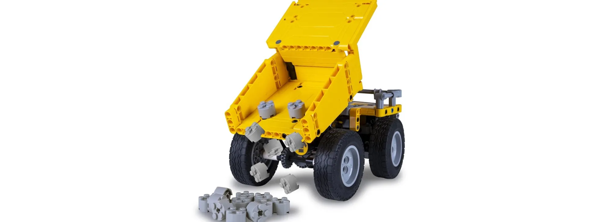 CaDA C65001W Muldenkipper | Baumaschinen Baukasten