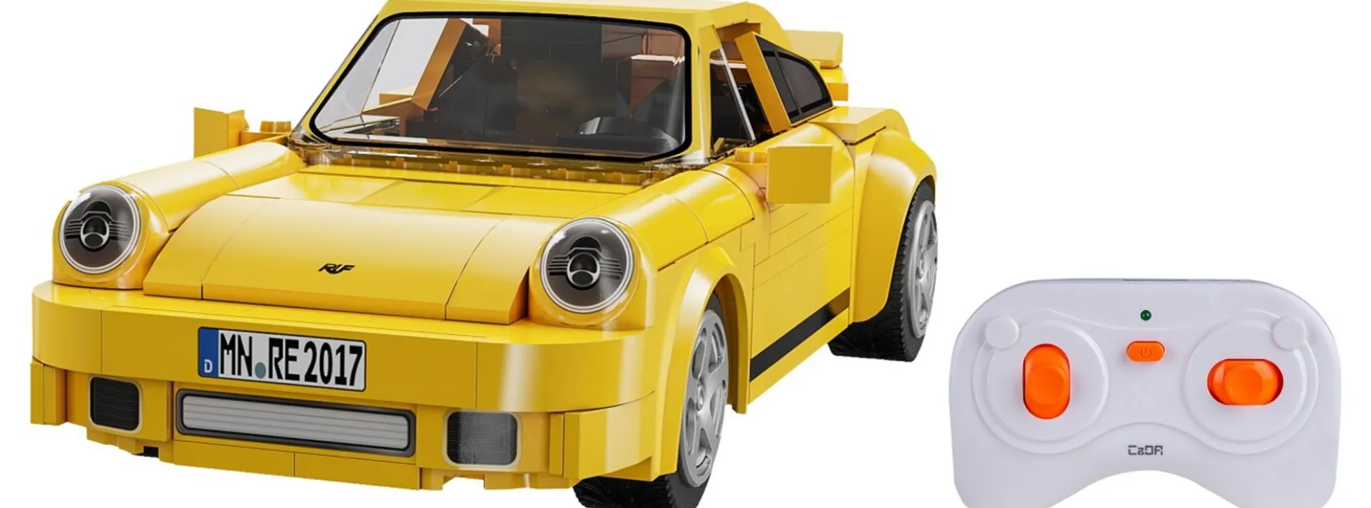 CaDA C51079W RUF CTR 2017 Yellowbird gelb | Auto Baukasten 1:20