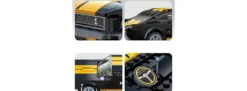 CaDA C51093W Shelby GT350 schwarz Bricks | 2,4GHz | Auto Baukasten 1:20
