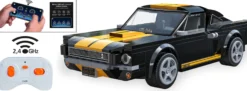 CaDA C51093W Shelby GT350 schwarz Bricks | 2,4GHz | Auto Baukasten 1:20
