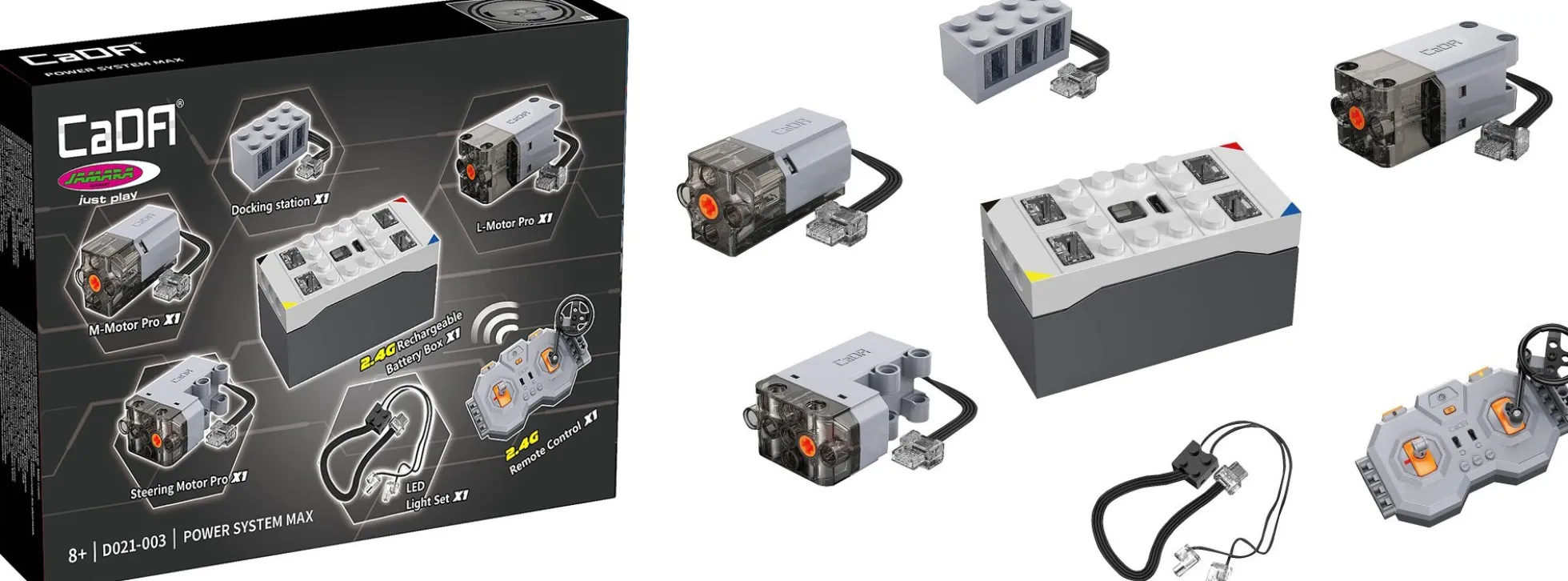 CaDA D021-003 Power System Max Bricks | Baukasten Erweiterung
