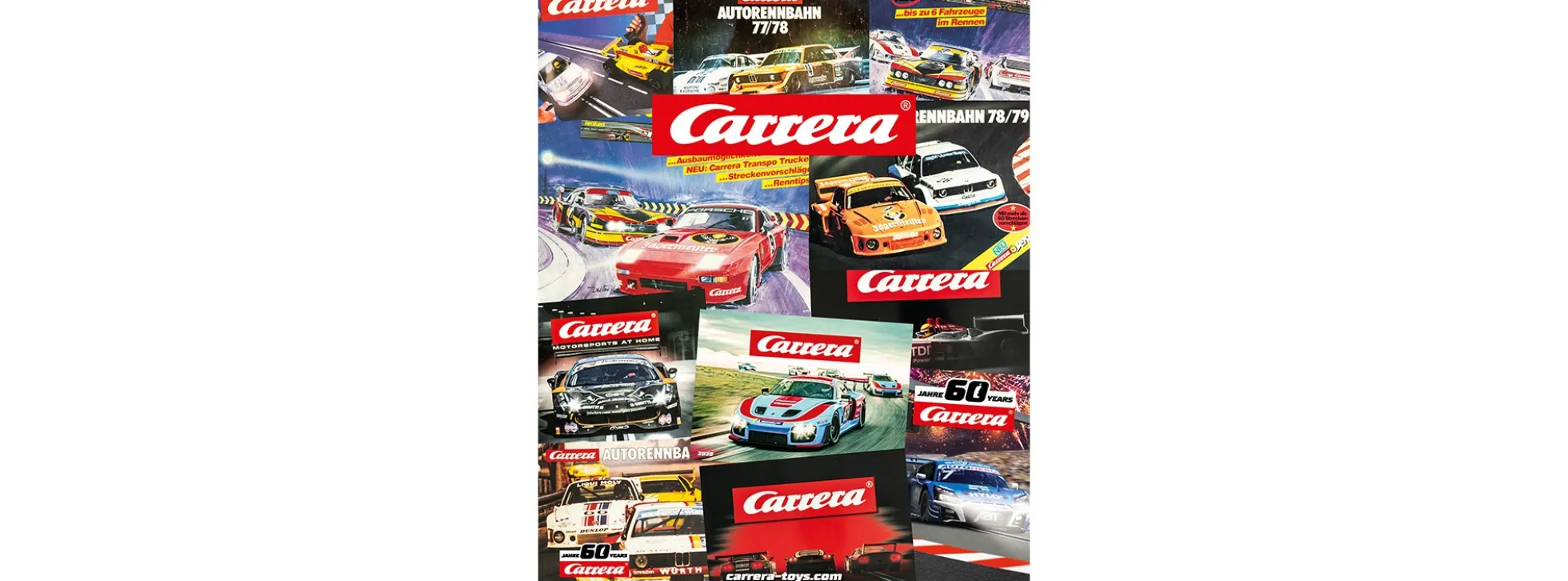 Carrera 21139 Blechtafel 60 Jahre Carrera - Motiv 4 | 30 x 50 cm | Limited Edition