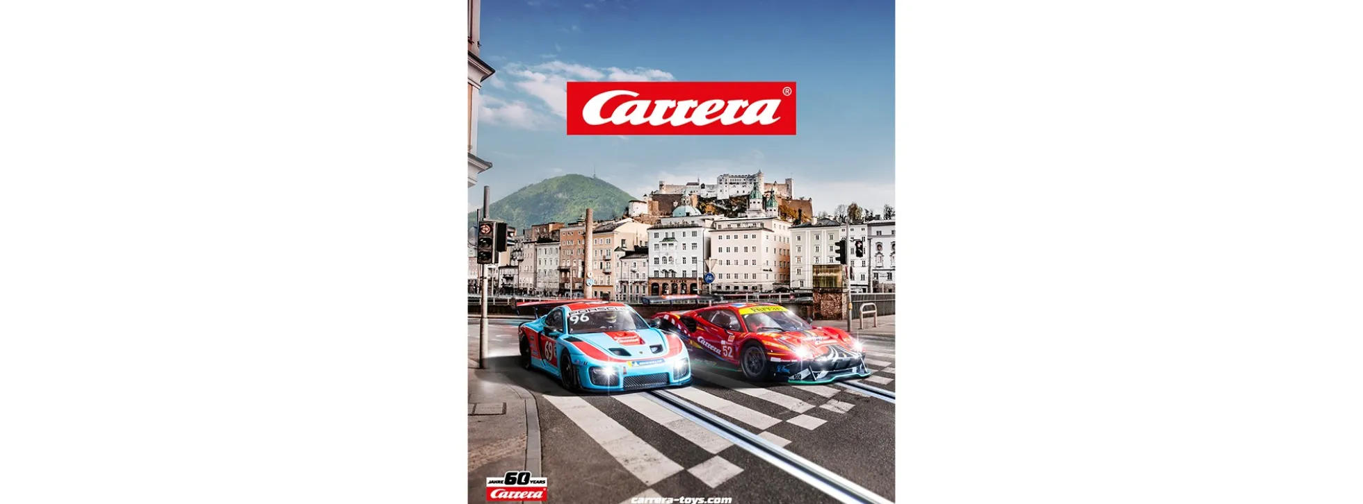 Carrera 21141 Blechtafel 60 Jahre Carrera - Motiv 6 | 30 x 50 cm | Limited Edition