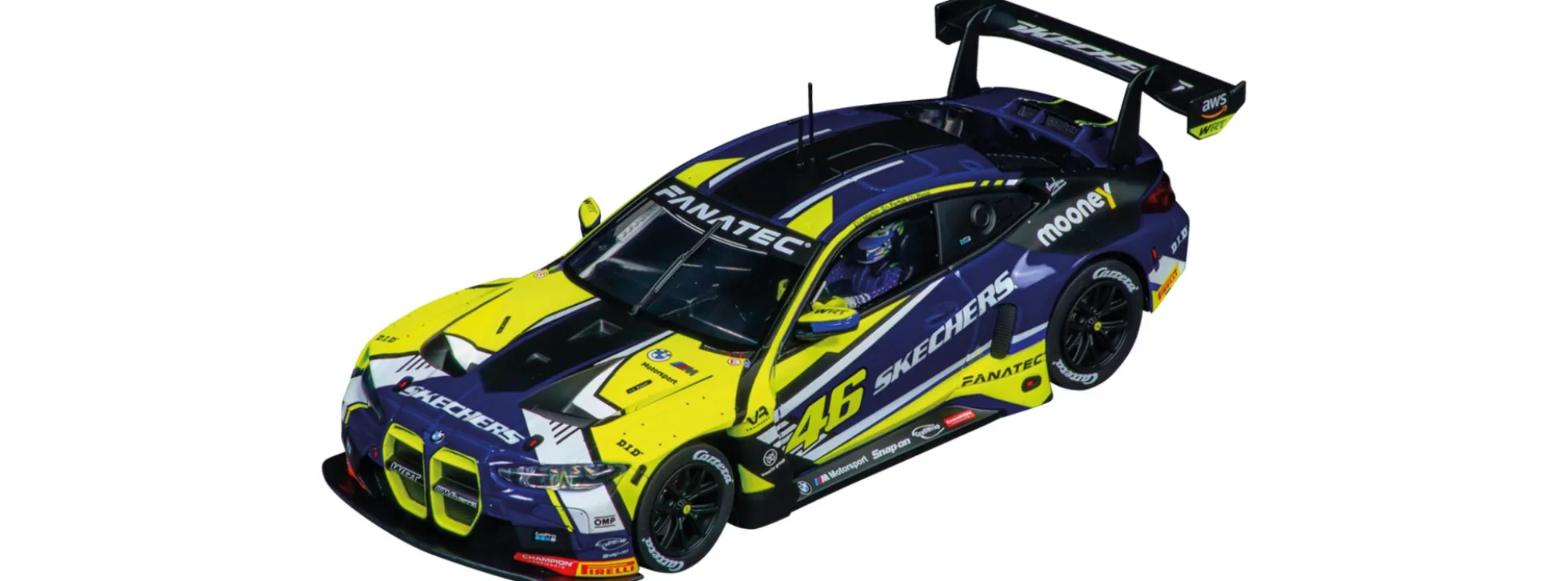 Carrera 23969 Digital 124 BMW M4 GT3 | Valentino Rossi No.46 | Slot Car 1:24