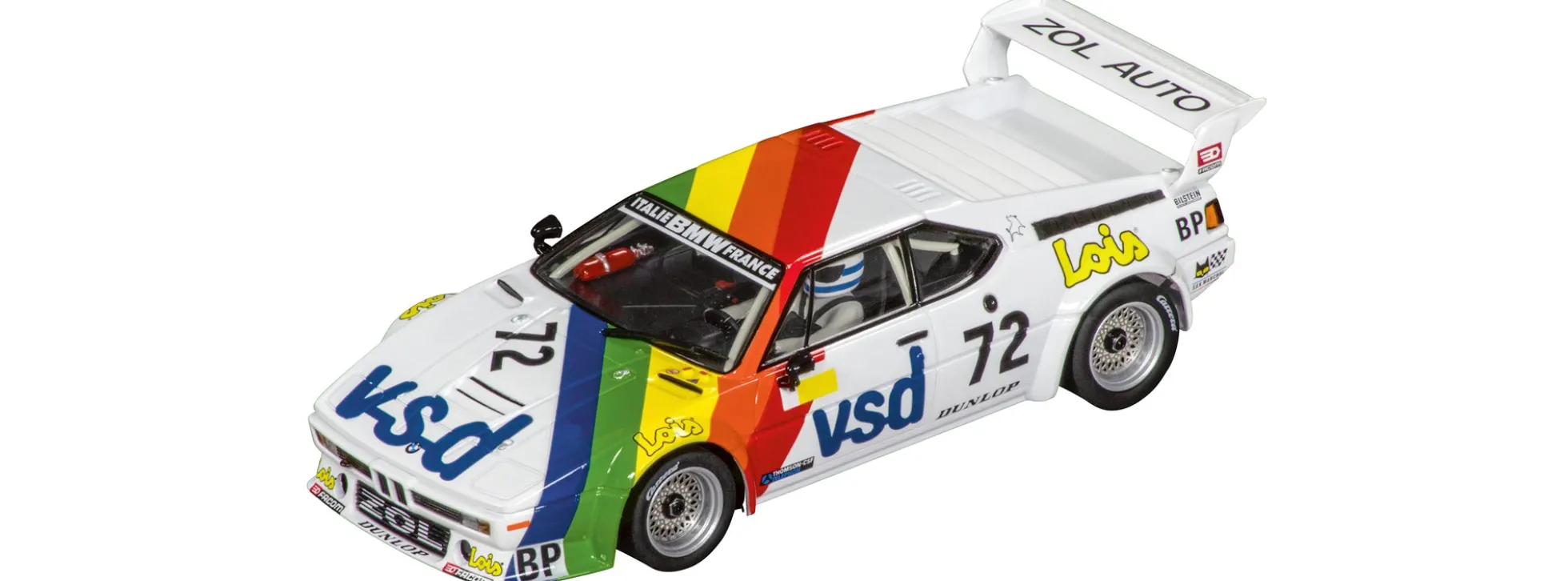 Carrera 31040 Digital 132 BMW M1 | Zol Auto No.72 24h 1981 | Slot Car 1:32