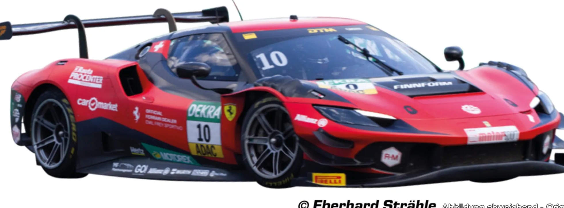 Carrera 24016 Digital 124 Ferrari 296 GT3 | Emil Frey Racing No. 10 | Slot Car 1:24