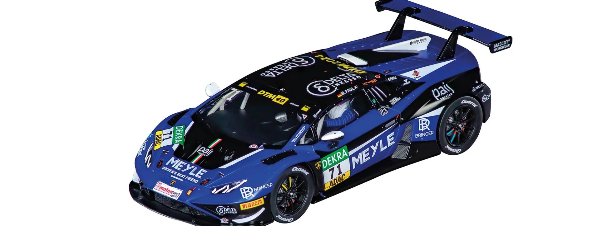 Carrera 23987 Digital 124 Lamborghini Huracan GT3 Evo2 | Paul Motorsport No. 71 | Slot Car 1:24
