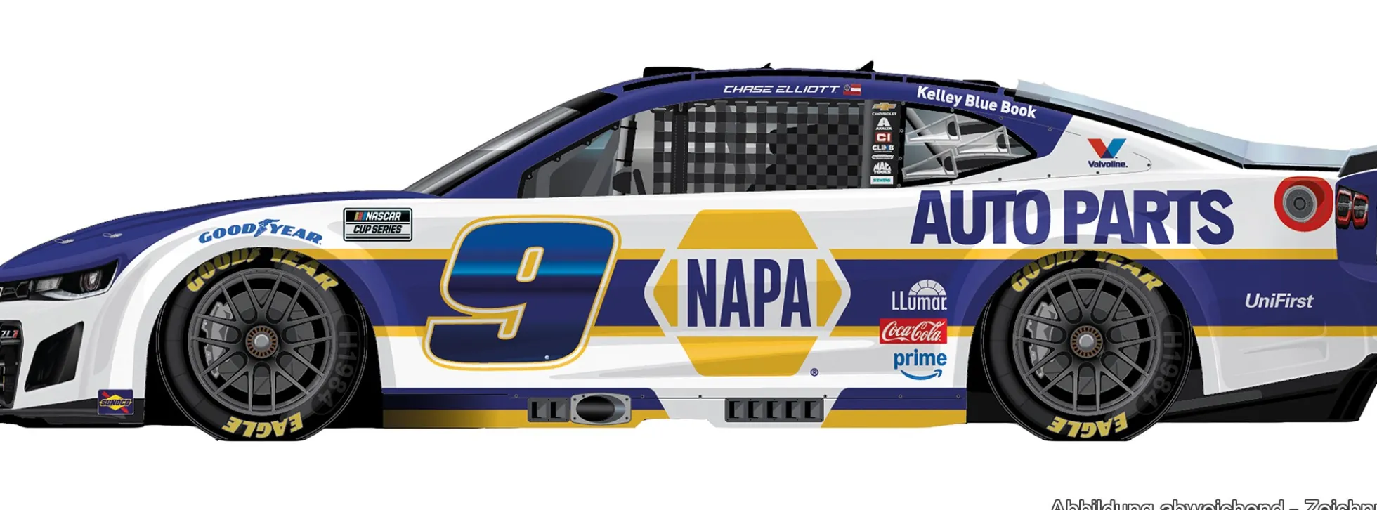 Carrera 32138 Digital 132 NASCAR Camaro NextGen ZL1 | Hendrick MS C. Elliott No. 9 | Slot Car 1:32