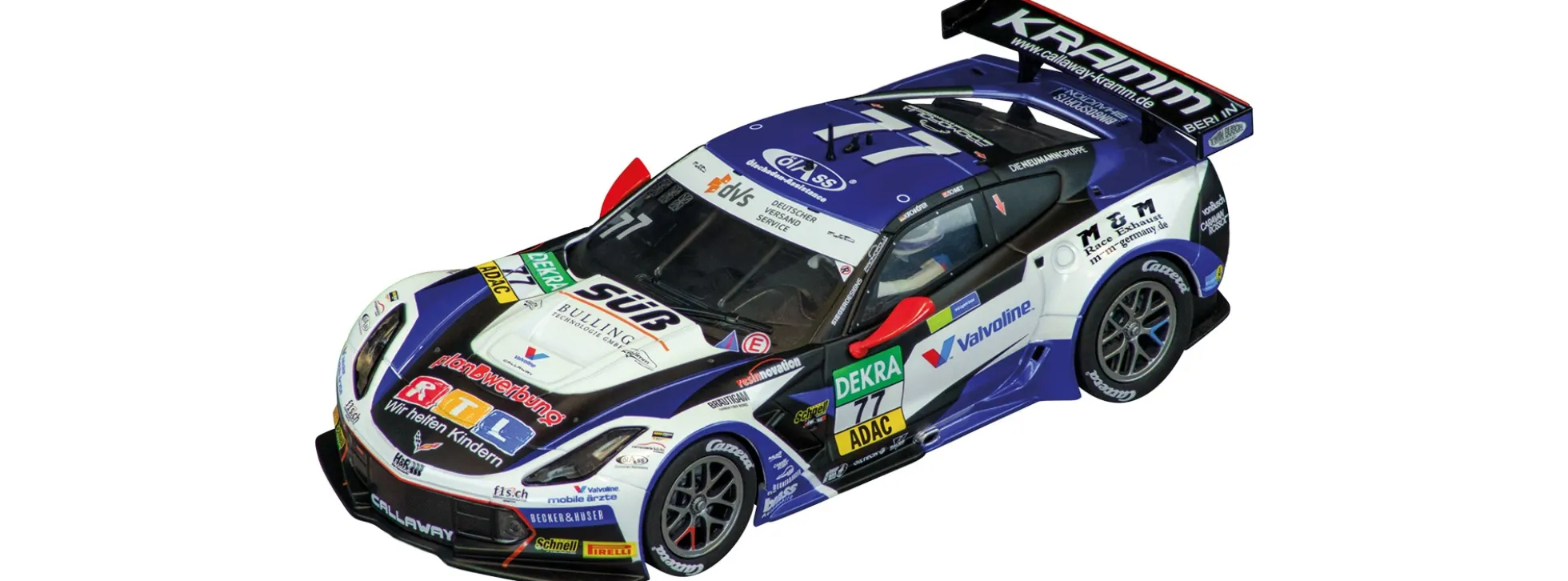 Carrera 27739 Evolution Chevrolet Corvette C7 GT3-R | Callaway Competition No.77 | Slot Car 1:32