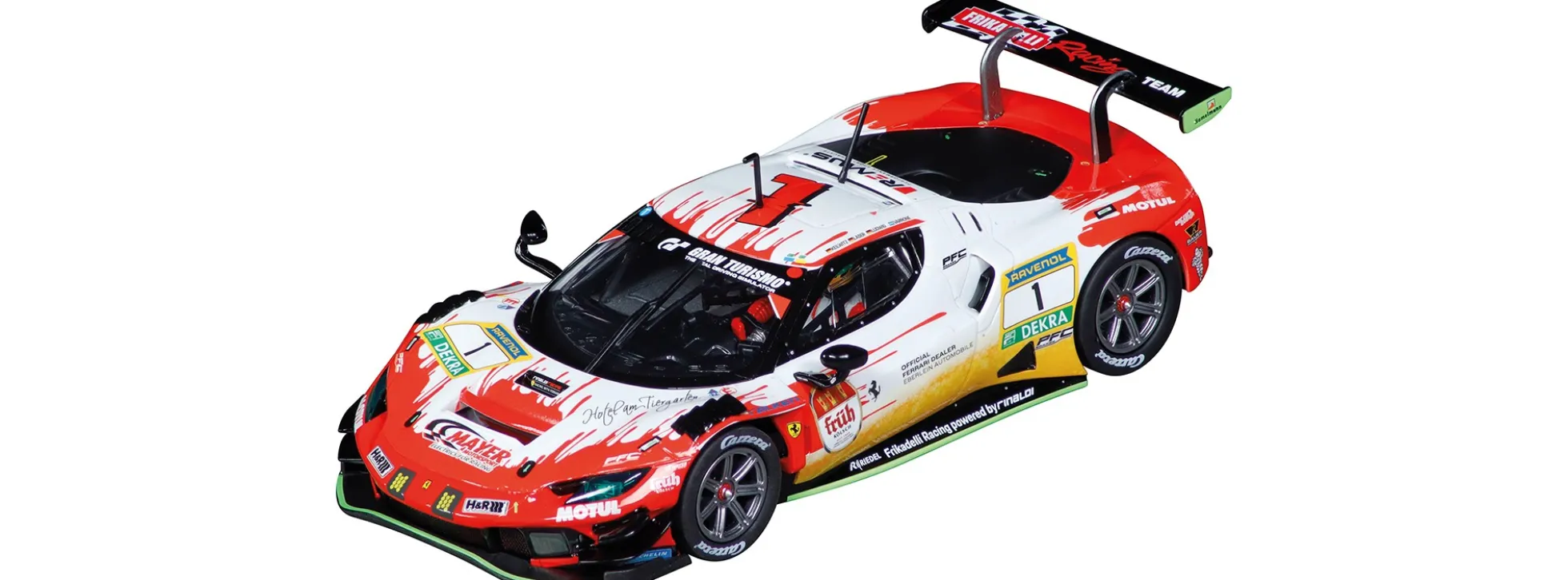 Carrera 27810 Evolution Ferrari 296 GT3 | Frikadelli Racing No. 1 | Slot Car 1:32