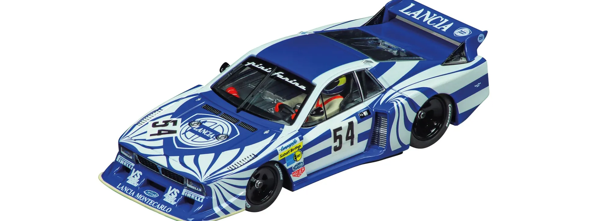 Carrera 27791 Evolution Lancia Beta Montecarlo Turbo | No.54 6h Silverstone 1980 | Slot Car 1:32