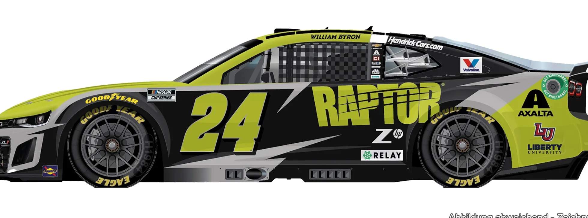 Carrera 27841 Evolution NASCAR Camaro NextGen ZL1 | Hendrick Motorsports No. 24 | Slot Car 1:32