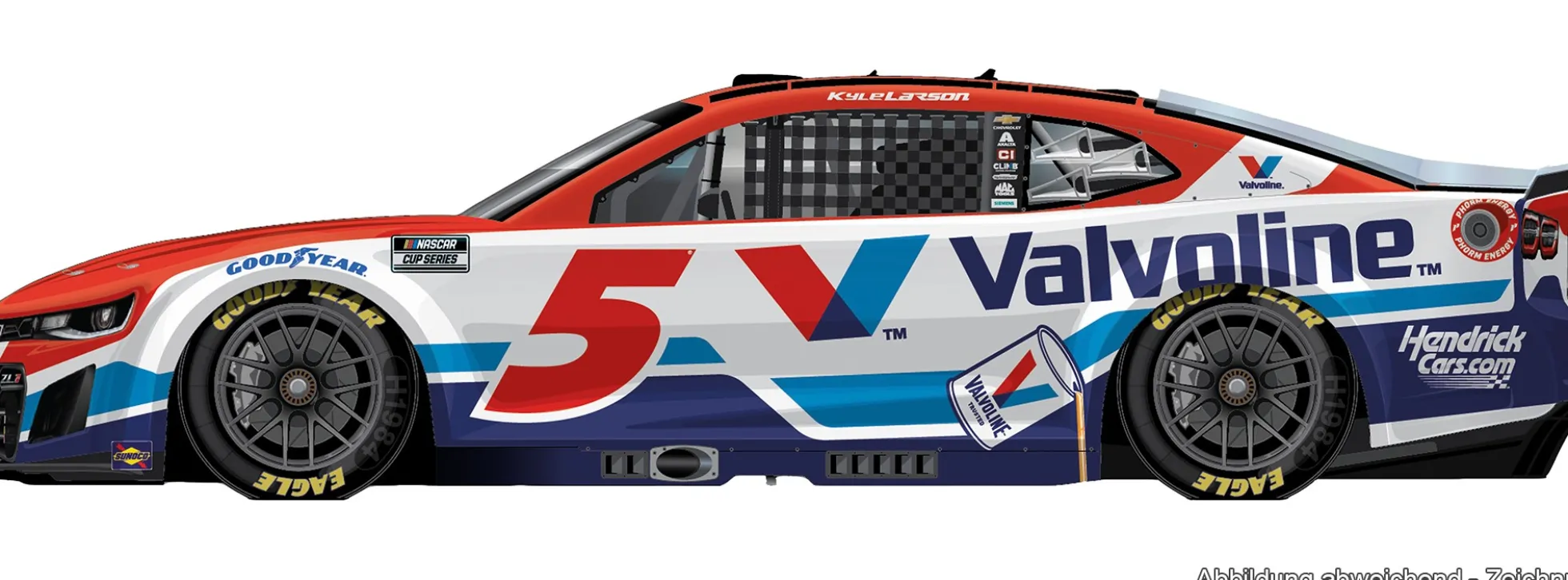 Carrera 27888 Evolution NASCAR Camaro NextGen ZL1 | Hendrick MS K. Larson No. 5 | Slot Car 1:32