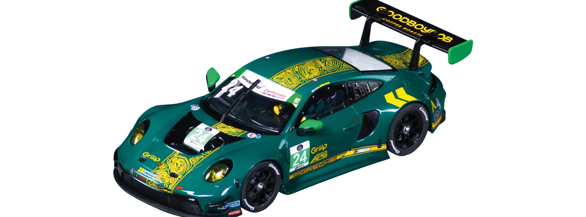 Carrera 27861 Evolution Porsche 911 GT3 R | Wright Motorsports No. 24 | Slot Car 1:32
