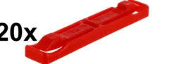 Carrera 85245 Fahrbahnverriegelung | Packung 20 Stück | 1:32/1:24