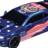Carrera 64290 Go!!! Chevrolet Camaro Stars n Stripes | Slot Car 1:43