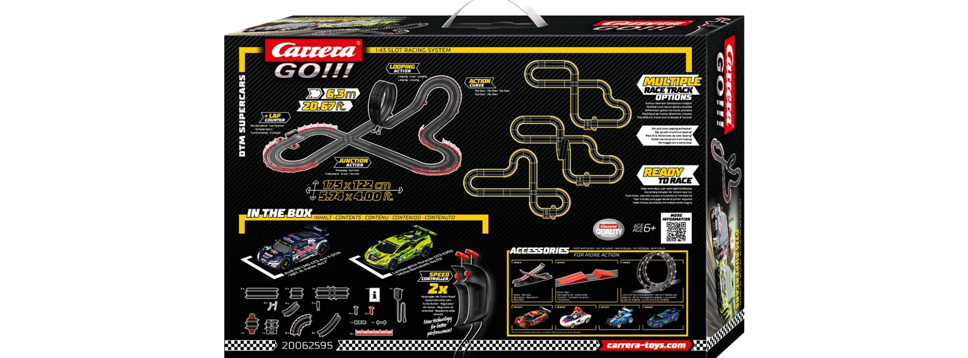 Carrera 62595 Go!!! DTM Supercars | Autorennbahn Grundpackung 1:43