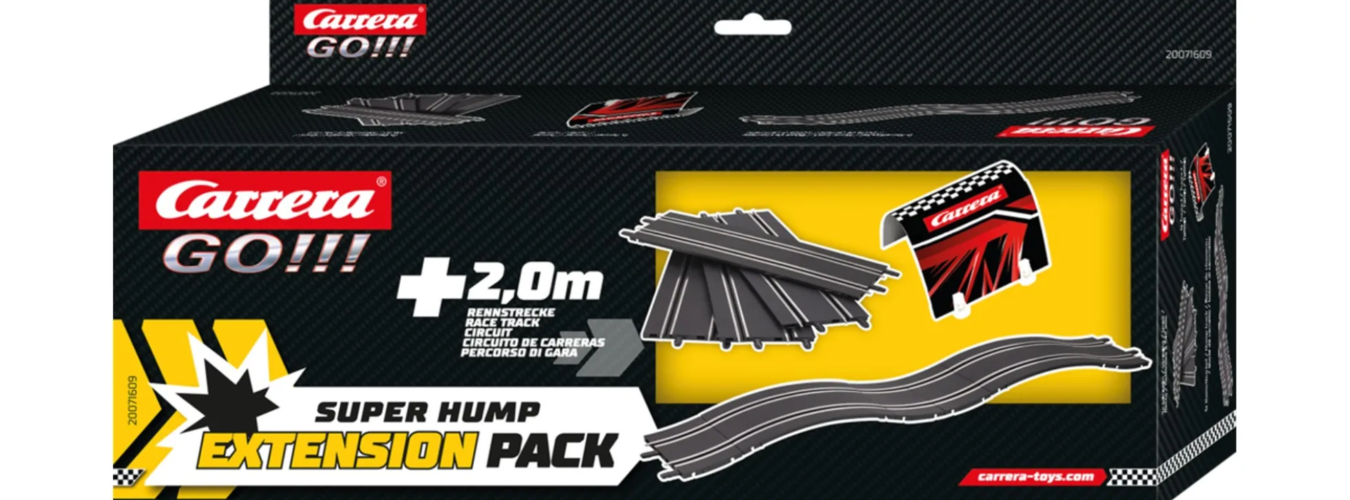 Carrera 71609 Go!!! Extension Pack - Super Hump | Autorennbahn Schienen 1:43