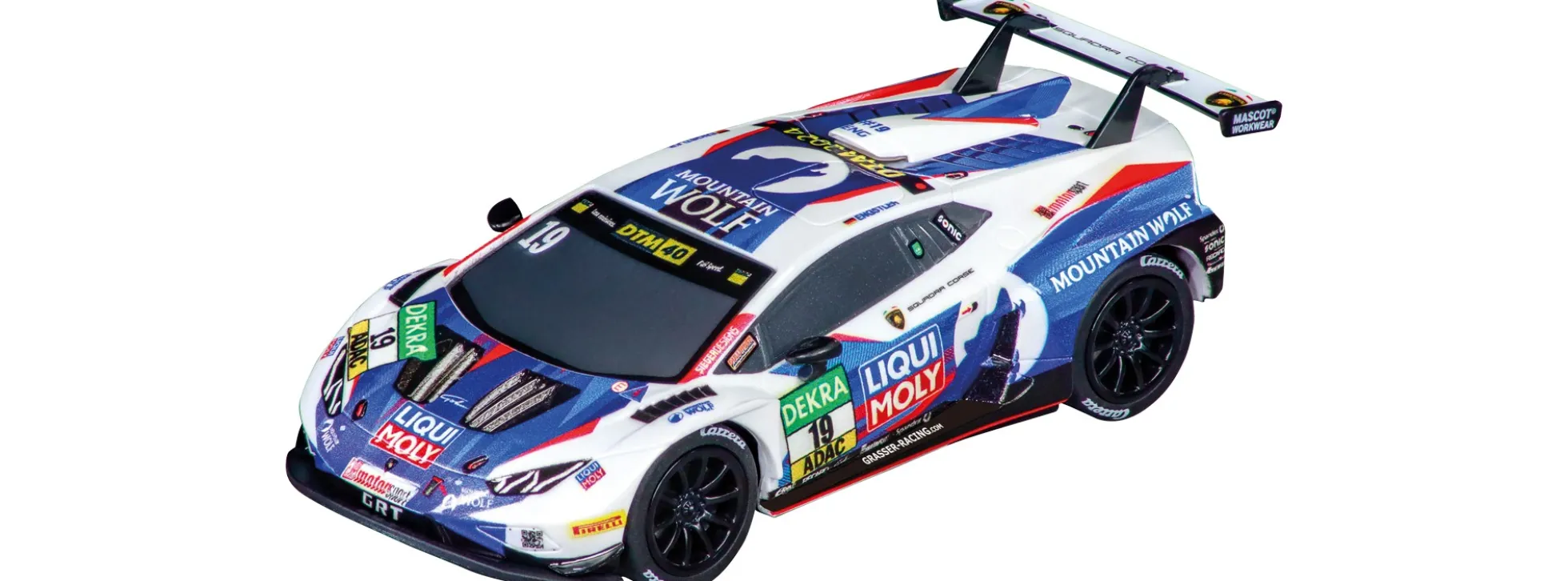 Carrera 64276 Go!!! Lamborghini Huracan GT3 EVO2 | Luca Engstler No. 19 | Slot Car 1:43