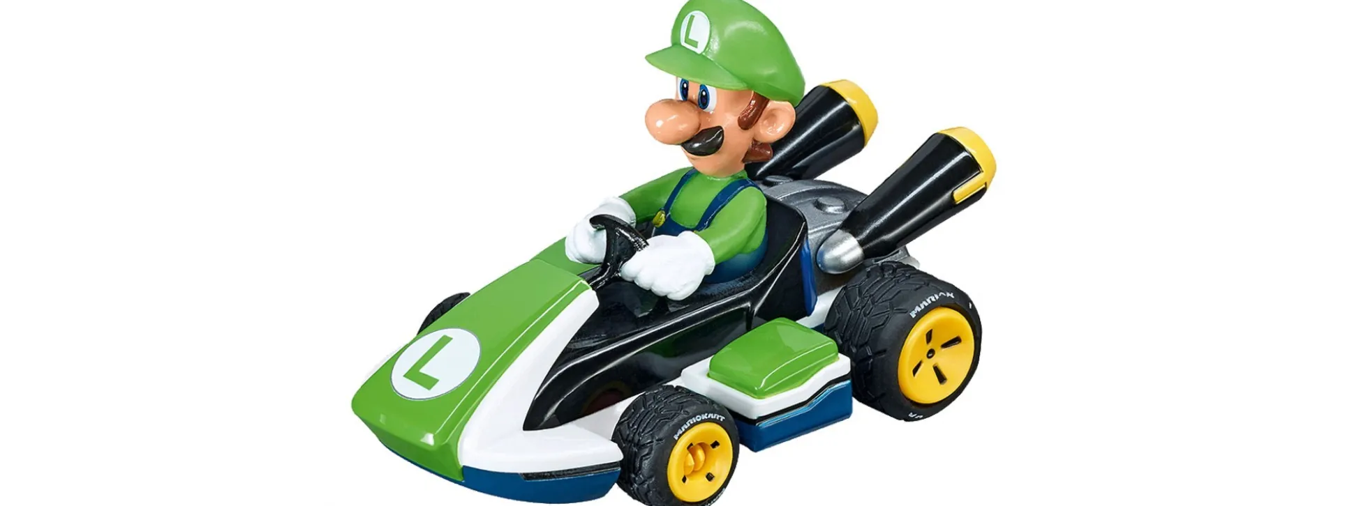 Carrera 64034 Go!!! Nintendo Mario Kart 8, Luigi Slot Car 1:43