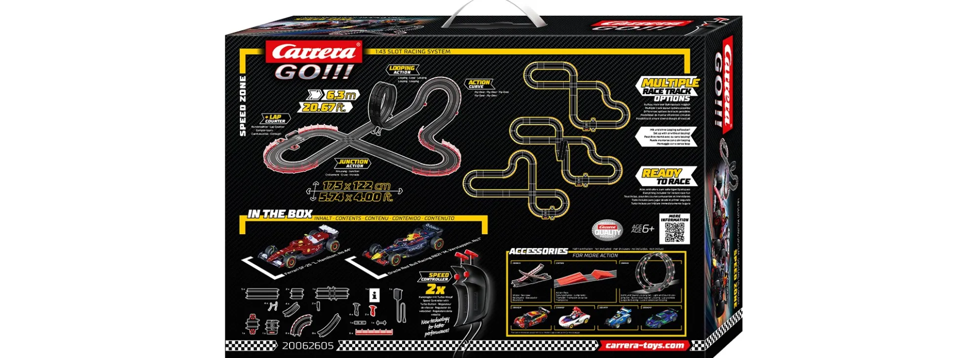 Carrera 62605 Go!!! Speed Zone | Autorennbahn Grundpackung 1:43