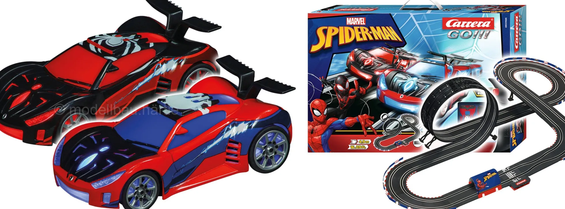 Carrera 62580 Go!!! Spider Racing | Autorennbahn Grundpackung 1:43