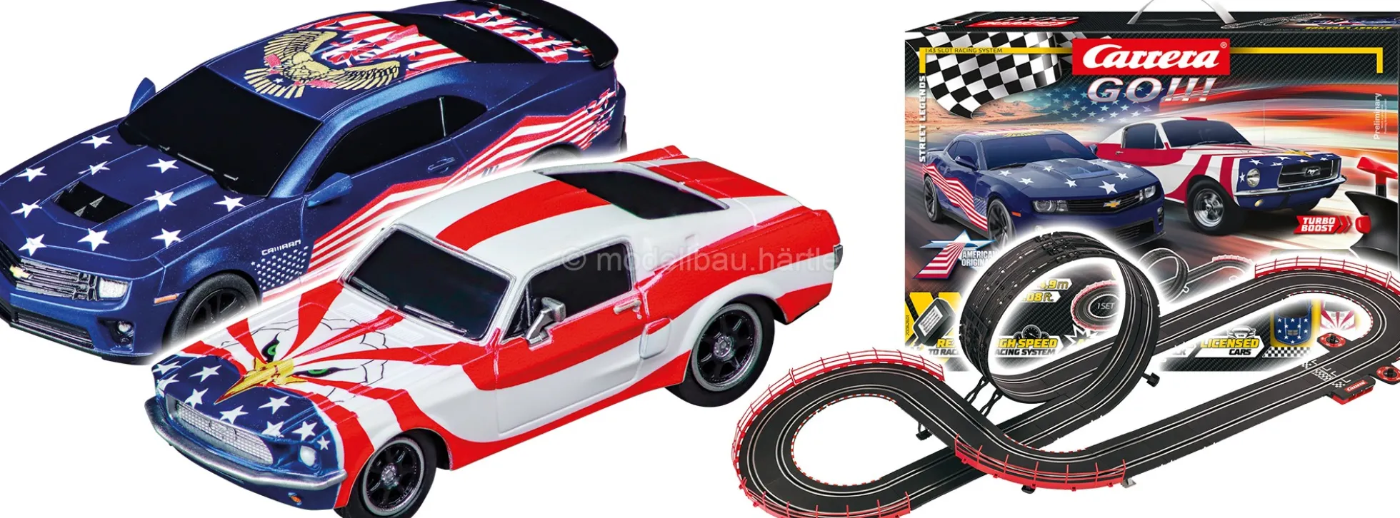 Carrera 62601 Go!!! Street Legends | Autorennbahn Grundpackung 1:43