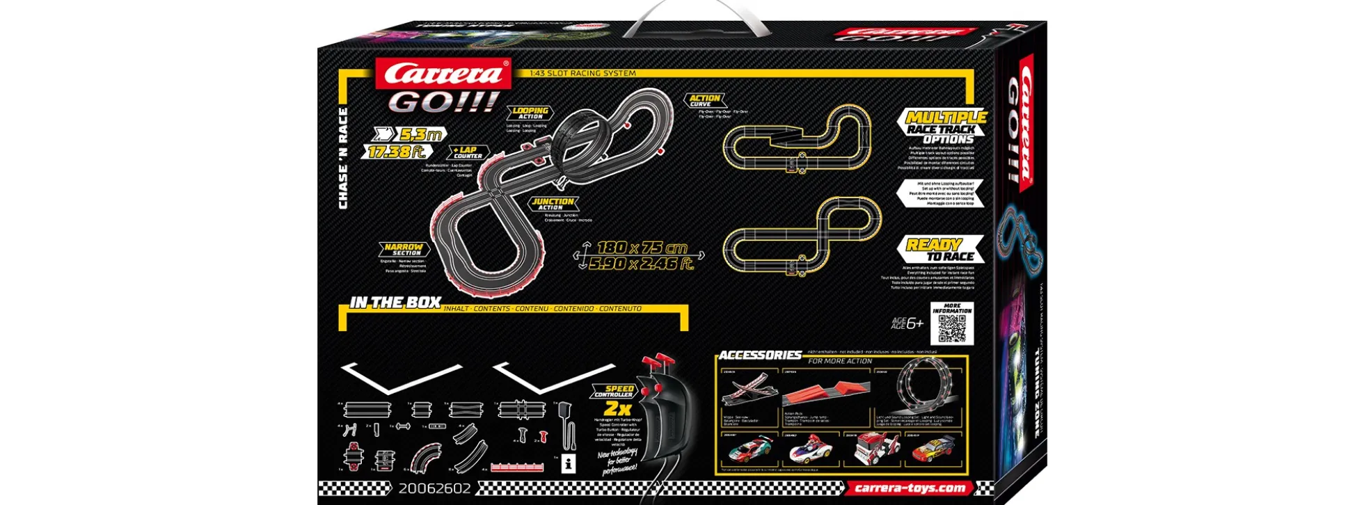 Carrera 62602 Go!!! Tuning Zone | Autorennbahn Grundpackung 1:43