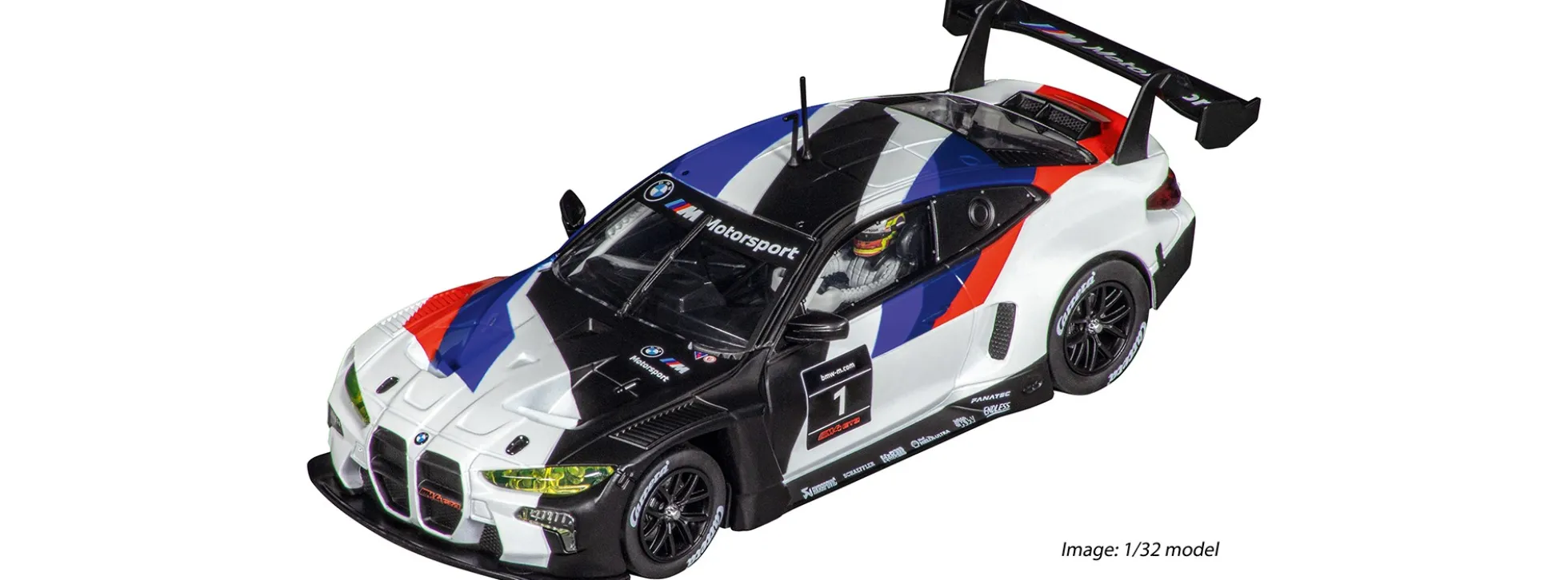 Carrera 51022 HYBRID BMW M4 GT3 | BMW M Motorsport No. 1 | Slot Car 1:50