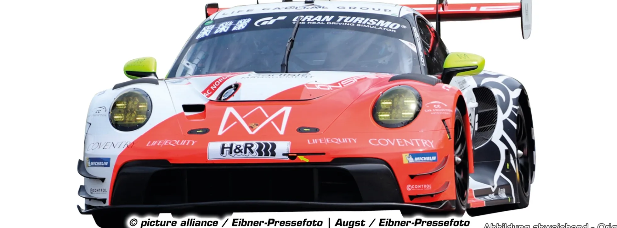 Carrera 51009 HYBRID Porsche 911 GT3 R | Lionspeed GP No. 24 | Slot Car 1:50