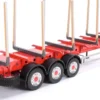 CARSON 500907629 3-Achs Rungenauflieger | Bausatz für RC Trucks 1:14