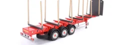 CARSON 500907629 3-Achs Rungenauflieger | Bausatz für RC Trucks 1:14