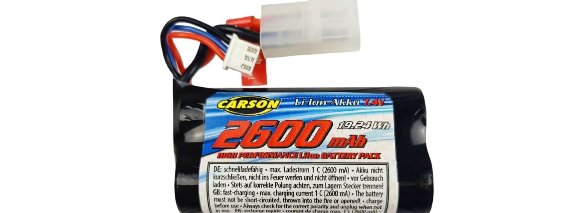 CARSON 500608307 Akku 7,4V | 2600mAh | LiIon | FE-Line XHP TAM